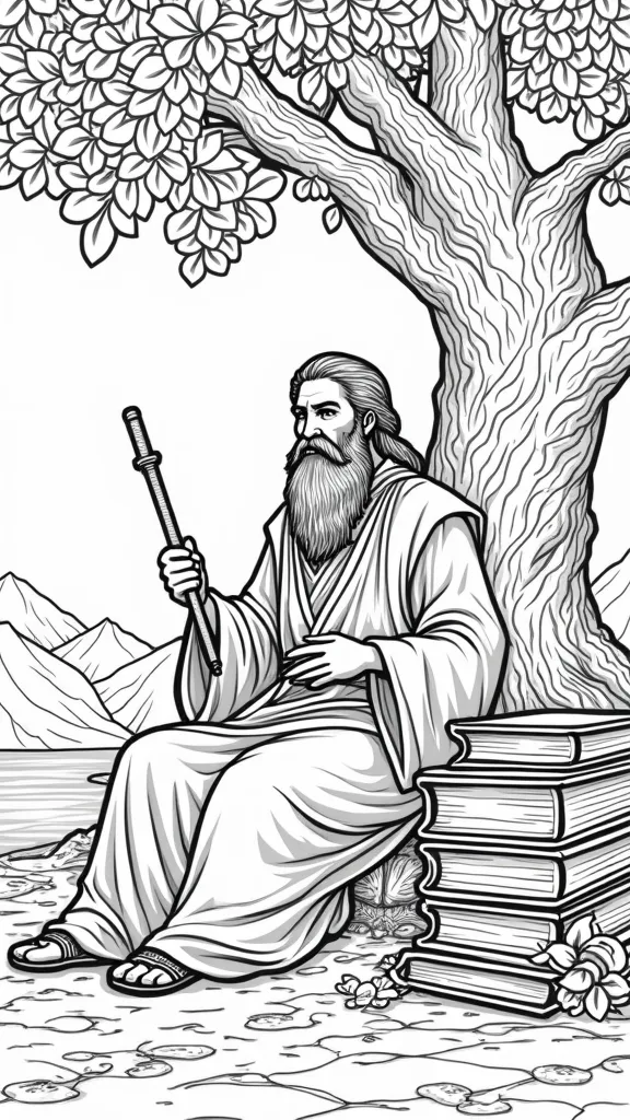 wise man coloring page